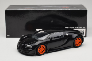 Bugatti Veyron Super Sport Black Metallic Minichamps 1:18 100110842 Metal - imaginea 8 din 8
