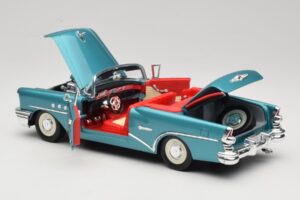 Buick Century Cabriolet Albastru Mira 1:18 6134 Metal - imaginea 5 din 8