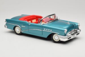Buick Century Cabriolet Albastru Mira 1:18 6134 Metal - imaginea 6 din 8