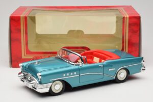 Buick Century Cabriolet Albastru Mira 1:18 6134 Metal - imaginea 8 din 8