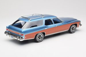 Buick Estate Wagon Light Blue Metallic BoS Models 1:18 BOS417 Rășină - imaginea 2 din 6