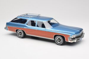Buick Estate Wagon Light Blue Metallic BoS Models 1:18 BOS417 Rășină - imaginea 4 din 6