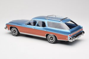 Buick Estate Wagon Light Blue Metallic BoS Models 1:18 BOS417 Rășină - imaginea 5 din 6