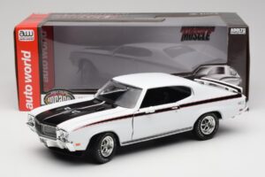 Buick GSX Alb American Muscle 1:18 AMM1322/06 Metal - imaginea 8 din 8