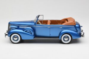 Buick Roadmaster 80-C Four Door Phaeton Blue Metallic BoS Models 1:18 BOS372 Rășină - imaginea 3 din 6