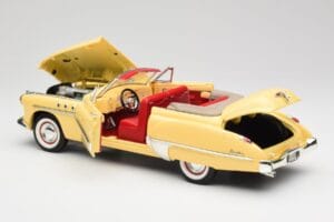 Buick Roadmaster Chrome Yellow Motormax 1:18 23124646-M17 Metal - imaginea 5 din 8