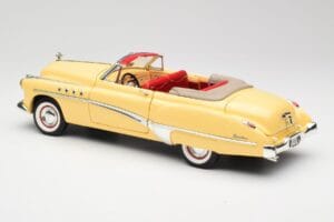 Buick Roadmaster Chrome Yellow Motormax 1:18 23124646-M17 Metal - imaginea 7 din 8