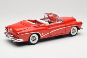 Buick Skylark Cabriolet Roșu Motormax 1:18 73129 Metal - imaginea 3 din 8