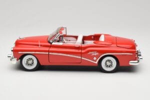 Buick Skylark Cabriolet Roșu Motormax 1:18 73129 Metal - imaginea 4 din 8
