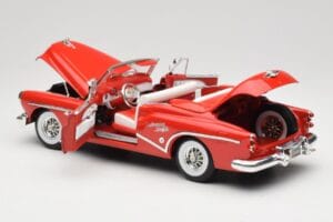 Buick Skylark Cabriolet Roșu Motormax 1:18 73129 Metal - imaginea 5 din 8
