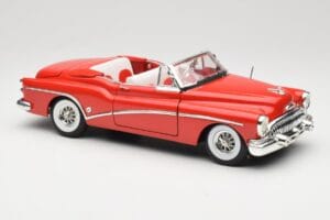 Buick Skylark Cabriolet Roșu Motormax 1:18 73129 Metal - imaginea 6 din 8