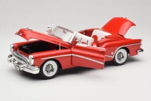 Buick Skylark Roșu Motormax 1:18 411393-M1 Metal - imaginea 2 din 8