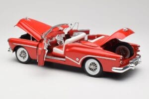 Buick Skylark Roșu Motormax 1:18 411393-M1 Metal - imaginea 5 din 8