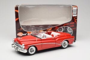 Buick Skylark Roșu Motormax 1:18 411393-M1 Metal - imaginea 8 din 8