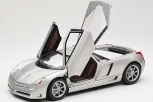 Cadillac Cien Argintiu Hot Wheels 1:18 57296 Metal - imaginea 2 din 8