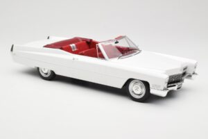 Cadillac DeVille Cabriolet Alb KK-Scale 1:18 KKDC180313 Metal - imaginea 4 din 6