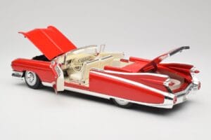 Cadillac Eldorado Biarritz Bolero Red Maisto 1:18 31813 Metal - imaginea 5 din 8