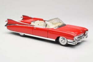 Cadillac Eldorado Biarritz Bolero Red Maisto 1:18 31813 Metal - imaginea 6 din 8
