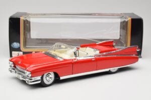 Cadillac Eldorado Biarritz Bolero Red Maisto 1:18 31813 Metal - imaginea 8 din 8
