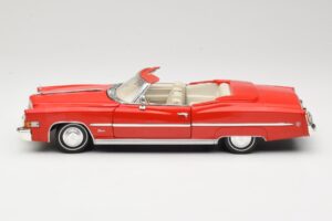 Cadillac Eldorado Cabriolet Roșu Anson 1:18 30387 Metal - imaginea 4 din 8