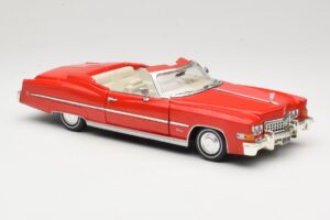 Cadillac Eldorado Cabriolet Roșu Anson 1:18 30387 Metal - imaginea 6 din 8