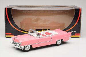 Cadillac Eldorado Roz Solido 1:21 8011 Metal - imaginea 8 din 8
