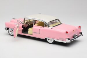Cadillac Fleetwood Elvis Presley Roz MRC 1:18 LIC1000 Metal - imaginea 5 din 8