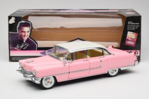 Cadillac Fleetwood Elvis Presley Roz MRC 1:18 LIC1000 Metal - imaginea 8 din 8