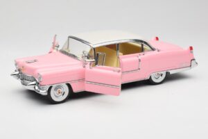 Cadillac Fleetwood Elvis Presley Roz MRC 1:18 LIC1000 Metal - imaginea 2 din 8