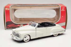Cadillac Series 62 Cabriolet Alb Anson 1:18 30335 Metal - imaginea 8 din 8