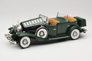 Cadillac Sport Phaeton Verde Anson 1:18 30383 Metal - imaginea 2 din 9