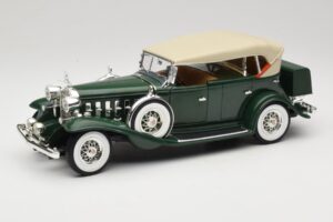 Cadillac Sport Phaeton Verde Anson 1:18 30383 Metal - imaginea 3 din 9