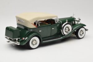 Cadillac Sport Phaeton Verde Anson 1:18 30383 Metal - imaginea 4 din 9