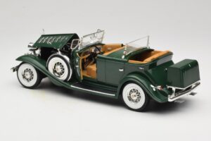 Cadillac Sport Phaeton Verde Anson 1:18 30383 Metal - imaginea 6 din 9