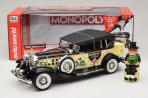 Cadillac V16 Sports Phaeton Monopoly Auto World 1:18 AWSS127/06 Metal - imaginea 6 din 6