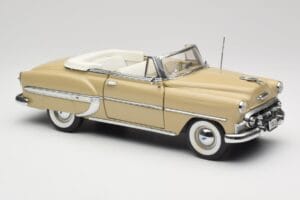 Chevrolet Bel Air Cabriolet Crem Sun Star 1:18 1623 Metal - imaginea 6 din 8