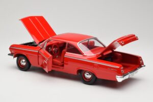 Chevrolet Bel Air Roșu Maisto 1:18 31641 Metal - imaginea 5 din 8