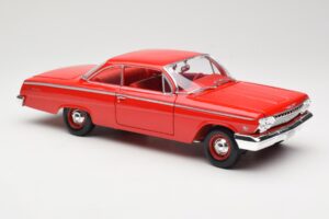 Chevrolet Bel Air Roșu Maisto 1:18 31641 Metal - imaginea 6 din 8