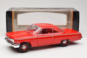 Chevrolet Bel Air Roșu Maisto 1:18 31641 Metal - imaginea 8 din 8