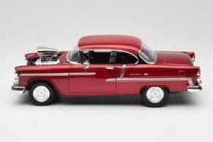Chevrolet Bel Air Roșu Motormax 1:18 73100TC-M1 Metal - imaginea 4 din 8