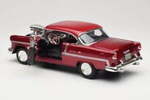 Chevrolet Bel Air Roșu Motormax 1:18 73100TC-M1 Metal - imaginea 5 din 8