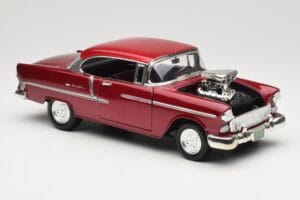 Chevrolet Bel Air Roșu Motormax 1:18 73100TC-M1 Metal - imaginea 6 din 8