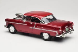Chevrolet Bel Air Roșu Motormax 1:18 73100TC-M1 Metal - imaginea 7 din 8