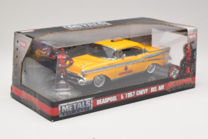 Chevrolet Bel Air Taxi Deadpool Metals Diecast 1:24 30290 Metal - imaginea 2 din 3