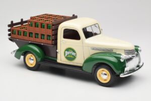 Chevrolet Brasseur Perrier Delivery Van Verde Solido 1:18 203243 Metal - imaginea 6 din 8