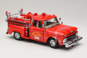Chevrolet C-20 Fire Truck Sun Star 1:18 1383 Metal - imaginea 4 din 6