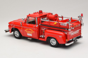 Chevrolet C-20 Fire Truck Sun Star 1:18 1383 Metal - imaginea 5 din 6