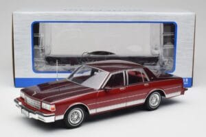 Chevrolet Caprice Roșu Metalizat MCG 1:18 MCG18361 Metal - imaginea 6 din 6