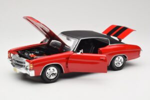 Chevrolet Chevelle SS 454 Roșu Maisto 1:18 531892 Metal - imaginea 2 din 8
