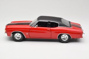 Chevrolet Chevelle SS 454 Roșu Maisto 1:18 531892 Metal - imaginea 4 din 8